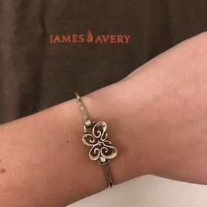 James Avery butterfly hook on bracelet